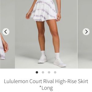Court Rival High Rise Skirt Long
